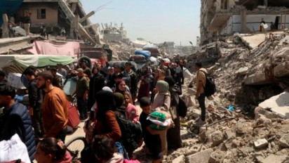 PBB: 280.000 Warga Gaza Kembali Mengungsi