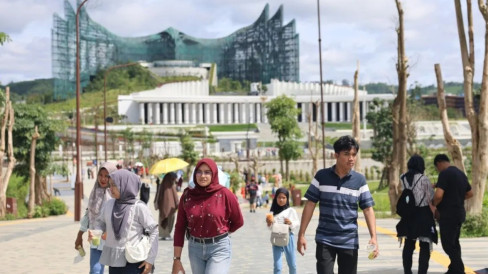 Penjelasan Pemerintah soal Tugu Lorem Ipsum di IKN: Masih Ditutup Belum ...