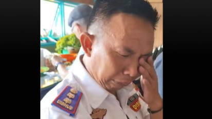 Kemarin Potong Kompensasi Sopir Angkot, Kini Kabid Dishub Bogor Dadang Kosasih Menangis Tersedu-sedu