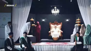 Sosok Walid (tengah) di Film Bidaah serial asal Malaysia