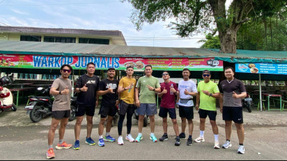 Kampanyekan Hidup Sehat, Jurnalis di Medan Bentuk Komunitas Journalist Run Medan