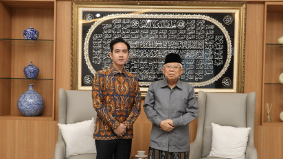 Gibran Sambangi Kediaman Ma’ruf Amin saat Masa Libur Lebaran