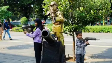 Libur Lebaran Telah Usai, Objek Wisata Kota Tua masih Dikerubuni Wisatawan