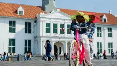 Libur Lebaran Telah Usai, Objek Wisata Kota Tua masih Dikerubuni Wisatawan