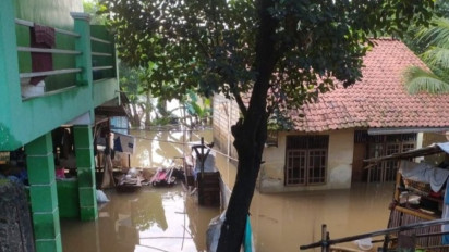 Dua Kampung di Kota Tangerang Masih Terendam Banjir, Ketinggian Air Capai 1,3 Meter