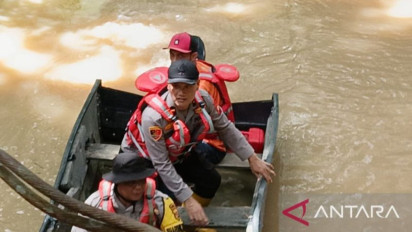 Tim SAR Gabungan Lanjutkan Pencarian Korban tenggelam di Sungai Ogan