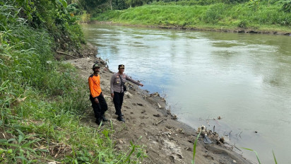 Pemuda Selokajang Blitar Tenggelam di Sungai Brantas Saat Cari Ikan
