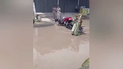 Mirip Kubangan Kerbau, Jalan Rusak Dan Berlubang di Deli Serdang Telan Banyak Korban 