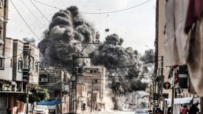 Israel Hancurkan Gedung Unit Darurat RS Baptis Al-Ahli di Jalur Gaza