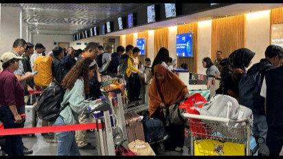 Puncak Arus Balik di Bandara Juanda Tembus 51 Ribu Penumpang