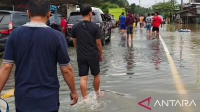 BPBD: Banjir di Musi Banyuasin Rendam Jalan Lintas Palembang - Jambi
