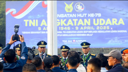 KSAU Marsekal TNI Tonny di HUT ke-79 TNI AU: Tolong Jaga Kedaulatan Indonesia!
