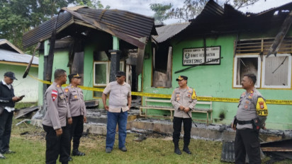 Dramatis, Personil Polres Malra Menangkap Sejumlah Pemuda di Hutan Yang Diduga Pelaku Pembakaran Puskesmas Letman