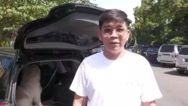 Alberto seroang pemudik asal Semarang