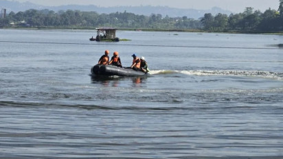 Tim SAR Cari Anak Yang Hilang Tenggelam Di Waduk Saguling