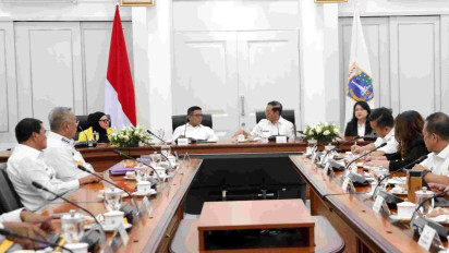 Sambut Kedatangan Gubernur Banten, Gubernur Pramono Dorong Kolaborasi Jakarta-Banten