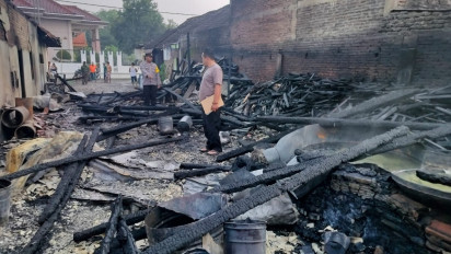 Gudang Kerupuk di Jombang Ludes Terbakar, Pemilik Rugi Ratusan Juta Rupiah