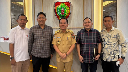 Gubernur Agustiar Sabran Terima KNPI Kalteng, Bahas Kesiapan Tuan Rumah Rapimpurnas DPP KNPI