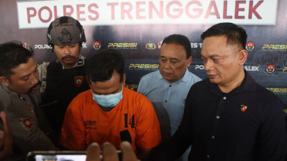 Cemburu dengan Mantan Suami Kekasihnya, Staf TU di Salah Satu SMP Trenggalek, Tega Bunuh Kekasih dan Aniaya Anak Korban