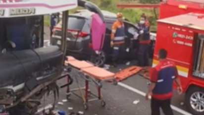 Polisi Dalami Motif Mobil Lawan Arah Adu Banteng dengan Bus Bonek di Tol Pekalongan, Sopir Bakal Dicek Darah