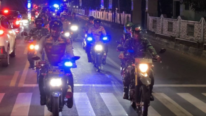Berikan Rasa Aman Kepada Warga, Polres Gowa Gelar  Patroli Gabungan Di Titik Rawan Kriminalitas