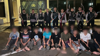 Polisi Bekuk 19 Remaja Diduga Hendak Tawuran di Penjaringan, 7 Sajam Disita