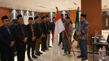 Direktur Penerangan Islam Kementerian Agama Ahmad Zayadi lepas 20 dai ikut pelatihan dakwah di UEA