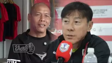 Kolase foto Pelatih Timnas Indonesia U-17 Nova Arianto - Mantan Pelatih Timnas Indonesia Shin Tae-yong.