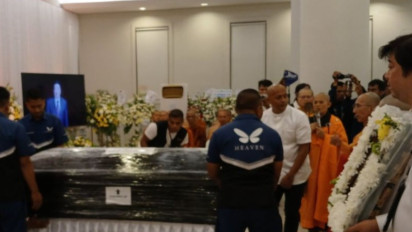 Jenazah Murdaya Poo Pemilik Pondok Indah Mall Disemayamkan di GVA Mendut Magelang