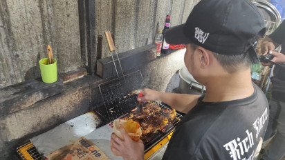 Ayam Bakar Merah Dipadukan Sambal Hijau, Sajian Unik Khas Jombang