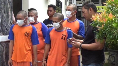 Empat Pengedar Ditangkap, Polres Jombang Amankan Sabu Senilai Rp350 Juta