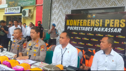 Narkoba Polrestabes Gagalkan 8 Kilogram Sabu dan Amankan Puluhan Pengedar