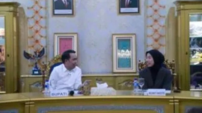 Megawati Hangestri Sedih Setelah Pulang ke Jember, Secara Jujur Ia Ungkap Hal Ini di Hadapan Bupati dan Wartawan