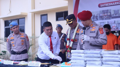 Polres Langsa Gagalkan Peredaran 25 Kg Kokain, 6 Tersangka Dibekuk di 3 Lokasi