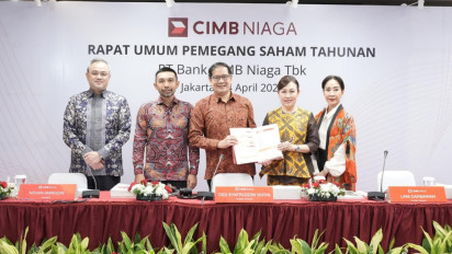 Hasil RUPST CIMB Niaga 2025, BNGA Bakal Tebar Dividen Jumbo hingga 60% dari Laba Bersih Rp6,5 Triliun