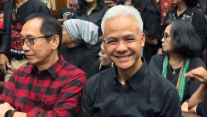 Ganjar Beri Dukungan untuk Hasto Kristiyanto di Sidang Pemeriksaan Saksi Hari Ini: Semangat Mas Hasto!