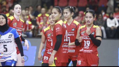 Hasil Final Four Proliga 2025: Jakarta Pertamina Enduro Sukses Bungkam Jakarta Electric PLN di Laga Pembuka