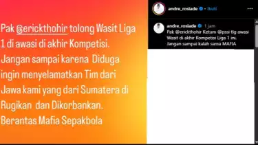 Unggahan Andre Rosiade