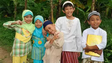 Ilustrasi anak yatim