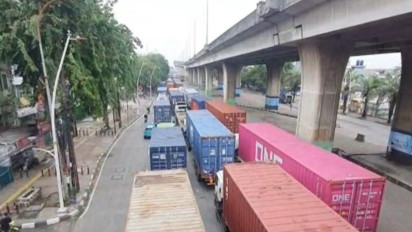 Sopir: "Kami Pusing", Ratusan Truk Terpantau Masih Terjebak Macet di Pelabuhan Tanjung Priok pada Jumat 18 April 2025
