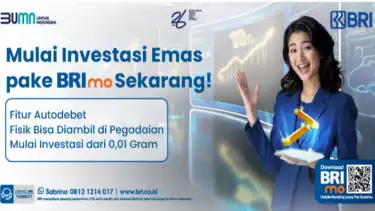 Mulai investasi emas pakai BRImo sekarang.