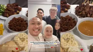 Ole Romeny dan Marselino Ferdinan Cicipi Makanan Indonesia