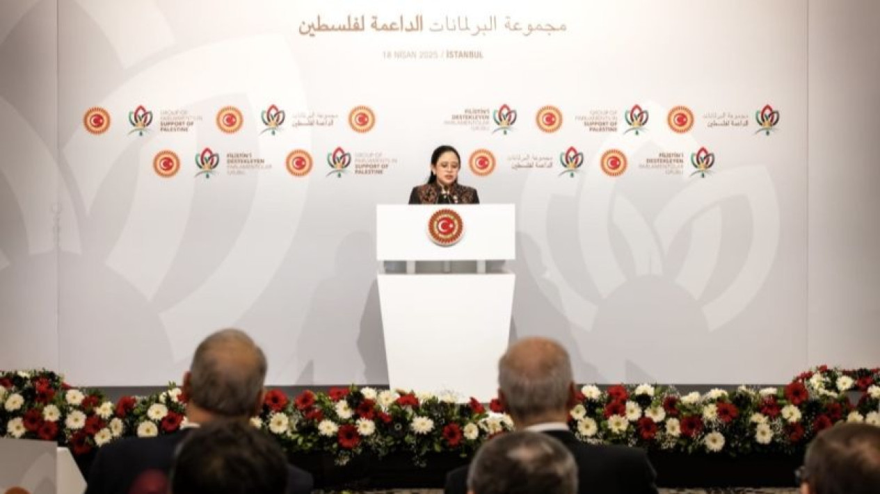 Hadir di Turki, Puan Maharani Tegas Tolak Relokasi Warga Palestina
            - galeri foto