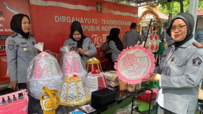 Rayakan Hari Bakti Pemasyarakatan ke 61, Warga Binaan Pamer Kerajinan Bernilai Ekonomis