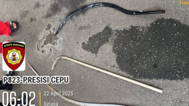 Polisi Ringkus Remaja Bawa Celurit Diduga Hendak Tawuran di Rel Kereta Api Jakarta Pusat