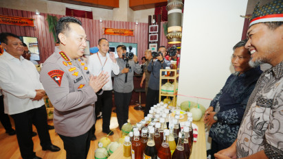 Kapolri Jenderal Listyo Buka Rakernis Densus 88 Sekaligus Dukung Stan Usaha Mantan Narapidana Teroris