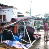 Puluhan Rumah di Taput Rusak Dihantam Puting Beliung