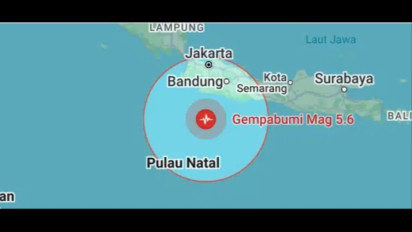 Gempa 5,6 SR Guncang Garut Jawa Barat