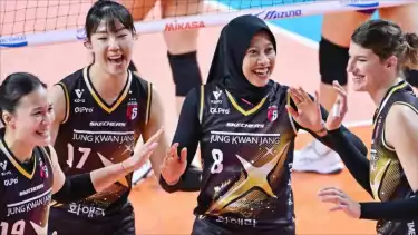 Megawati Hangestri saat bela Red Sparks