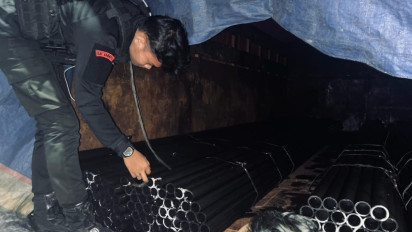 Aksi Penggelapan Besi Baja Senilai Ratusan Juta dari Surabaya, Digagalkan Tim Raimas Polres Gresik